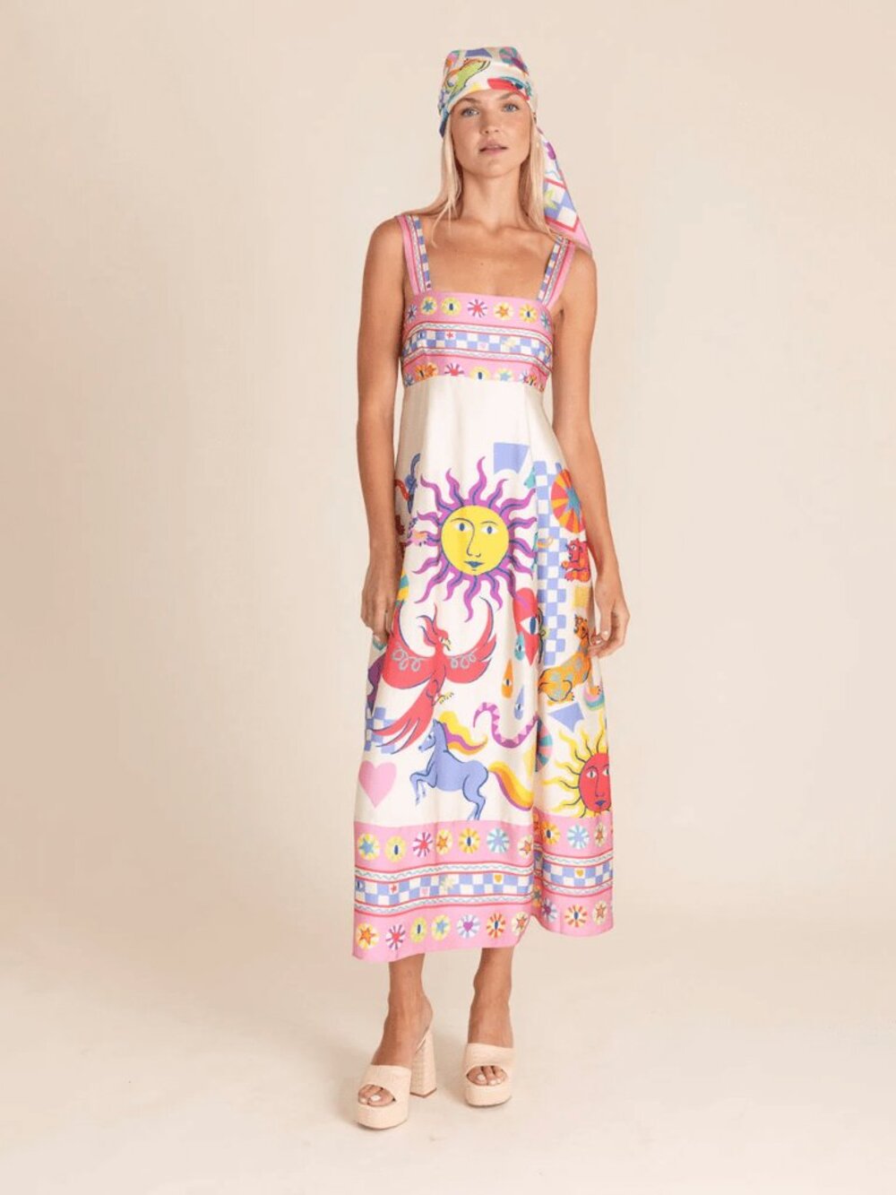 Alden Adair Maria Dress in Zodiac Zod